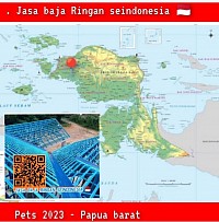 Peta lokasi team Papua barat